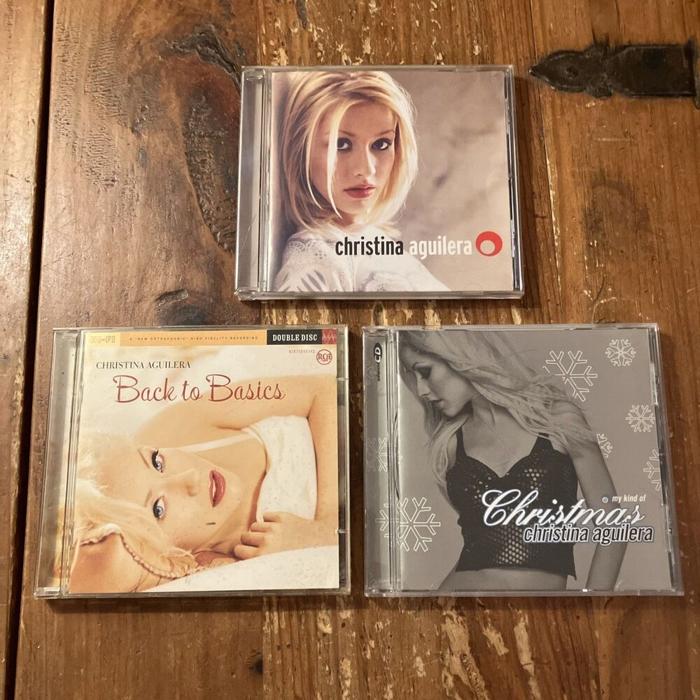 Christina Aguilera CD Lot : S/T Back to Basics My Kind of Christmas